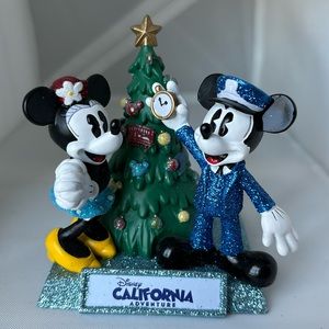 California Adventure Sparkle Mickey Minnie Pocket Watch Exclusive Ornament